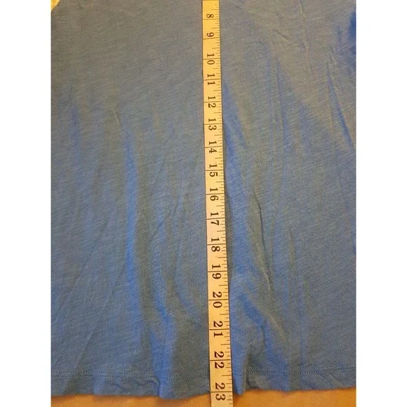 J Crew Womens Blouse Sz XXS Randy Raglan Tee Shirt Baseball Short Sleeve Striped - Picture 12 of 12